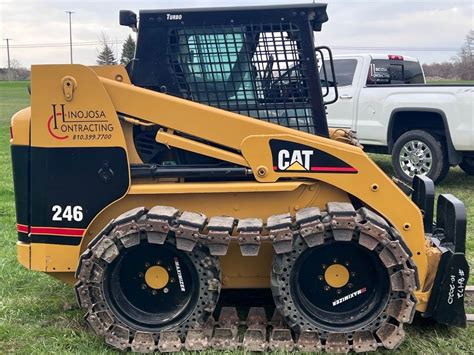 skid steer on steep hills|cat 246 skid steer.